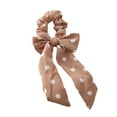 thumbnail image 2 of SPRING PARK Womens Polka Dot Floral Print Elastic Hair Band Ring Floral Bow Hair Ring, 2 of 8