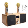 thumbnail image 1 of Microphone System, Sturdy Karaoke Sound ABS  For Singing Black,Gold, 1 of 8