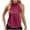 Wine, variant on Scyoekwg Women's Spaghetti Strap Tank Top Crew Neck Tank Tops Ladies Tops Sling Shirts Casual Solid Color Comfy Sleeveless Tops Summer Loose Blouses (Red,XL)