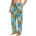 thumbnail image 6 of Naloa Sunflowers Pajama Pants Men, PJ Bottoms, Sleep & Lounge Pants-Medium, 6 of 6