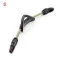 thumbnail image 4 of Soidarity Keep Diving Zapatos de acero inoxidable Correa de resorte Gear Clip Jet Parts con hebilla de liberación rápida Talón Suministros Correas Diver Deportes acuáticos Negro S Soidarity OD002634-06B, 4 of 6