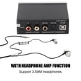 thumbnail image 4 of AC Q3 PRO DAC Decoding Audio Decoder with Headphone Amplifier, High Low Sound Adjustment, Fiber Coax PC USB Input, Gold Plated  Output, 4 of 7
