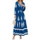 thumbnail image 1 of Vestido de invitada a la boda PRETTYGARDEN maxi floral con cuello en V para mujer, 1 of 8