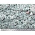 thumbnail image 2 of Soimoi Cotton Duck Fabric Crossbone & Skull Halloween Print Fabric by Yard 42 Inch Wide, 2 of 3
