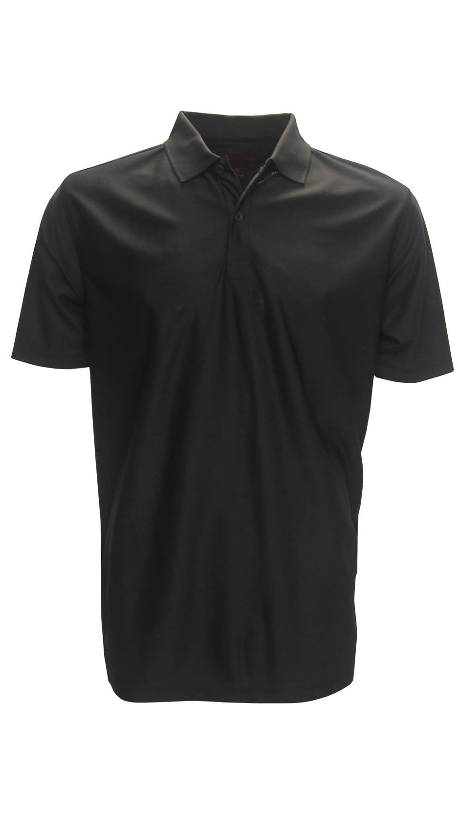Tabasco Performance Solid Polo Golf Shirt, Small Black