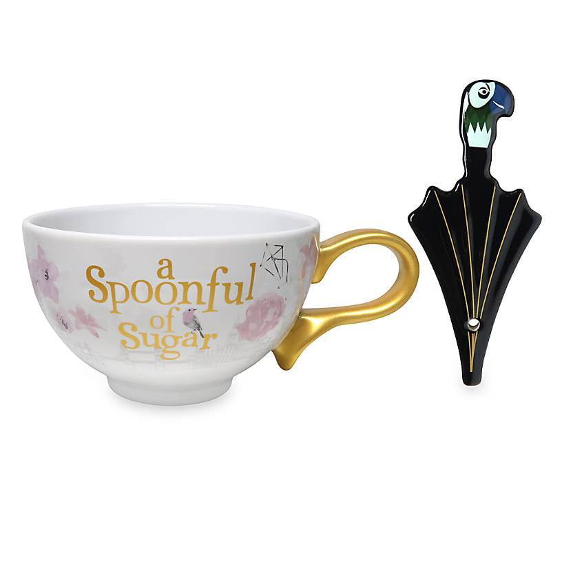 DISNEY MARY POPPINS A SPOONFUL OF SUGAR MUG NEW WHITE GIFT BOXED FREE POSTAGE UK 