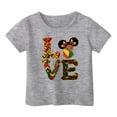 thumbnail image 4 of Jamsmile Toddlers Girls T-Shirts Graphic Love Letters Print Graphic Tee Shirts Comfy Round Neck Tops Summer Child Girls Tshirts, 4 of 4
