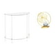 thumbnail image 1 of Mesita de noche de acrílico,Mesa auxiliar de acrílico transparente Mesa auxiliar transparente en capas,Mesa pequeña de acrílico,mesita de noche pequeña,compacta,Estatua de hoja,Estatua de, 1 of 8