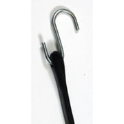 Max MM11 35 Black EPDM Rubber Tarp Bungee Cord Straps - Quantity of 100