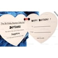 thumbnail image 4 of Ty Beanie Babies September the Birthday Bear Birthstone Sapphire Plush 2001, 4 of 8