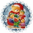thumbnail image 1 of Diamante redondo pintura decoración del hogar 5D Navidad Animal Rhinestone cuentas artesanía Hugtrwg Para estrenar, 1 of 9