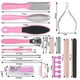 thumbnail image 4 of Juego de herramientas de pedicura, kit de cuidado de pies de acero inoxidable 23 en 1, kit de pedicura para eliminar la piel muerta, removedor de callos de pies, para hombres y mujeres, viajes, 4 of 6