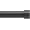 Black, variant on Cappa 1” Adjustable Curtain Rod for Windows – 36 to 66” Drapery Rod, Brushed Black