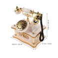 thumbnail image 3 of FOMIYES Telephone Music Box Vintage Style Desk Decor for Entryway and Home Decoration, 3 of 7