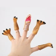 Bescita Finger Puppet Dinosaurs (5 Suits) Perfect For Children To Bathe1PCS