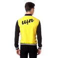 thumbnail image 4 of Chamarra Bomber Hombre Ligera Moda M UIN  Entrenamiento Fitness Amarillo, 4 of 5