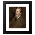 thumbnail image 2 of William Merritt Chase 20x24 Black Modern Framed Museum Art Print Titled - Portrait of a Man (C. 1875), 2 of 5