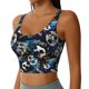 thumbnail image 2 of Balery Football Sujetadores deportivos con espalda cruzada para mujer, acolchados, sin costuras, de alto impacto, ideales para yoga, gimnasio, entrenamiento y fitness.-Small, 2 of 8