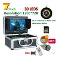 thumbnail image 2 of 16GB DVR Fish Finder Underwater Fishing Camera HD Screen 15pcs White LEDs+15pcs Infrared Lamp 1080P Camera For Ice/Sea Fishing ,A Gift for The Angler, 2 of 7