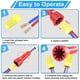 thumbnail image 2 of Wire Twister Tool 3PCS Twiter with 100pcs Wire Caps for Drill,Spin Twist Wire Connector,Wire Twister Tool, 2 of 5
