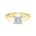thumbnail image 3 of 1 Carat IGI Certified Princess Shape Lab Grown Diamond Engagement Ring | 14K Yellow Gold |Teagan Solitaire Diamond Ring | FG-VS1-VS2 Quality Friendly Diamonds, 3 of 4