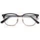 thumbnail image 1 of Gafas de estilo medio marco con montura de cejas y protección contra la luz azul Sven Scum Couple tr Gafas planas con montura de metal, 1 of 6