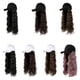 thumbnail image 2 of Guardurnaity Peluca de gorra de béisbol para mujer, extensión de pelo falso decorativo ondulado largo y rizado, sombrero de decoración, accesorio Cuidado del cabello Sombrero Negro Marrón Oscuro Guardurnaity CE014807-02, 2 of 6