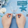 thumbnail image 4 of 24 Style Summer Theme Wine Glass Charms Flower Fruit Goblet Drink Markers Tags with Hoop Rings and Beads for Cocktail Champagne Tasting Party Favors Decoration Supplies Gifts, 4 of 9
