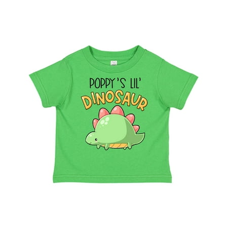 

Inktastic Poppy s Lil Dinosaur with Cute Stegosaurus Gift Toddler Boy or Toddler Girl T-Shirt
