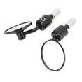 thumbnail image 5 of 1 Pair Motorcycle Handle Bar End Mirrors Round 7/8in Rear View Mirror Replacement for Aprilia Tuono Mana Dorsoduro Shiver, 5 of 5