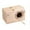 Beige, variant on Durable Outdoor Wooden for Breeding Hatching Warm Shelter for Exotic Parrot Species Habitat with Construction Bird
