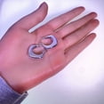 thumbnail image 2 of Earrings for Women,925 Sterling Silver Hypoallergenic ,Classic Polished Chunky Earrings, 2 of 7