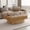 Wood Tone, variant on UZUGUL Wood Lift-Top Coffee Table, Fluted Storage, Hydraulic Lift, Adjustable Height, for Living Room Center