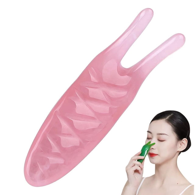 Massage Nose Scraper Nose Beautier-pink-