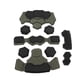 thumbnail image 1 of Kit de acolchado para casco acolchado interior para casco cómodo fácil de desmontar para motocicleta ANGGREK Otros, 1 of 8