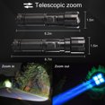 thumbnail image 2 of Wangscanis Rechargeable Flashlights, XHP50 Super Bright 1500mAh Battery Zoomable Waterproof 5-Mode, 2 of 6
