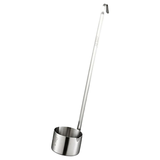 Cuchara de fondo plano BLESIY de medida de vertido de 25 ml para cocina Cucharón inferior