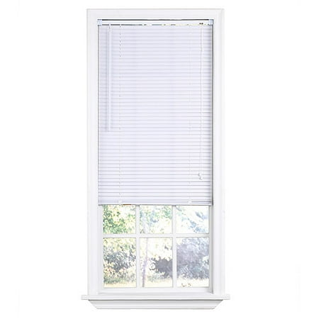 1" Premium Room-Darkening Blind, Winter White, 27" x 64"