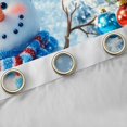 thumbnail image 4 of jejeloiu Christmas Snowman Black Out Curtains,Merry Xmas Curtains Pack of 2 (42x63 Each),Red Blue White Bedroom Curtains For Girl Boys,Super Cozy Room Decor, 4 of 6