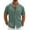 Grey Green, variant on COOFANDY Men's Summer Short Sleeve Shirts Lightweight Linen Beach Shirt Casual Button Down Shirts