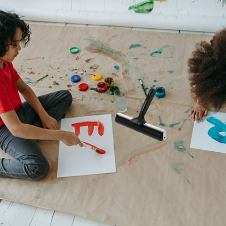 WRITWAA Black Hard Rubber Roller for Printmaking Smooth Ink Applicator Tool for Art Projects