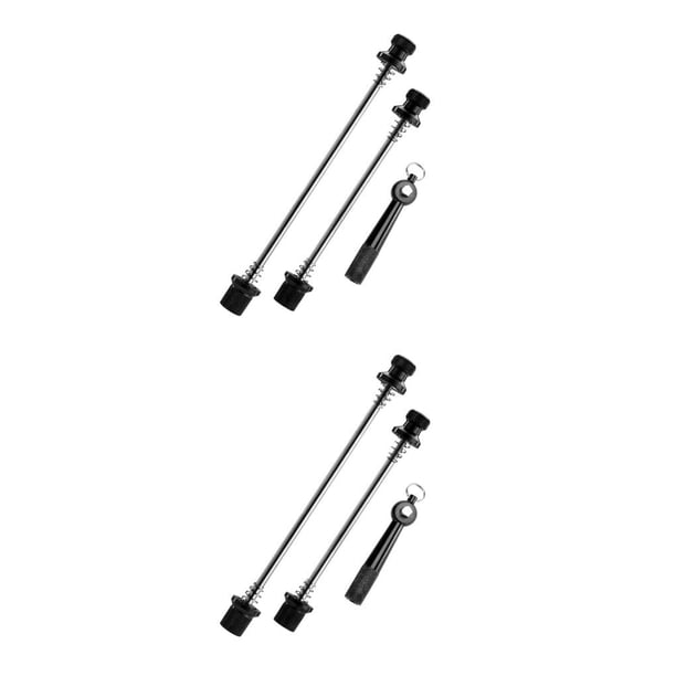 Soidarity Juego de pinchos de liberación rápida para bicicleta, componentes modificados, accesorios para bicicletas, accesorio de ciclismo, Negro 2piezas