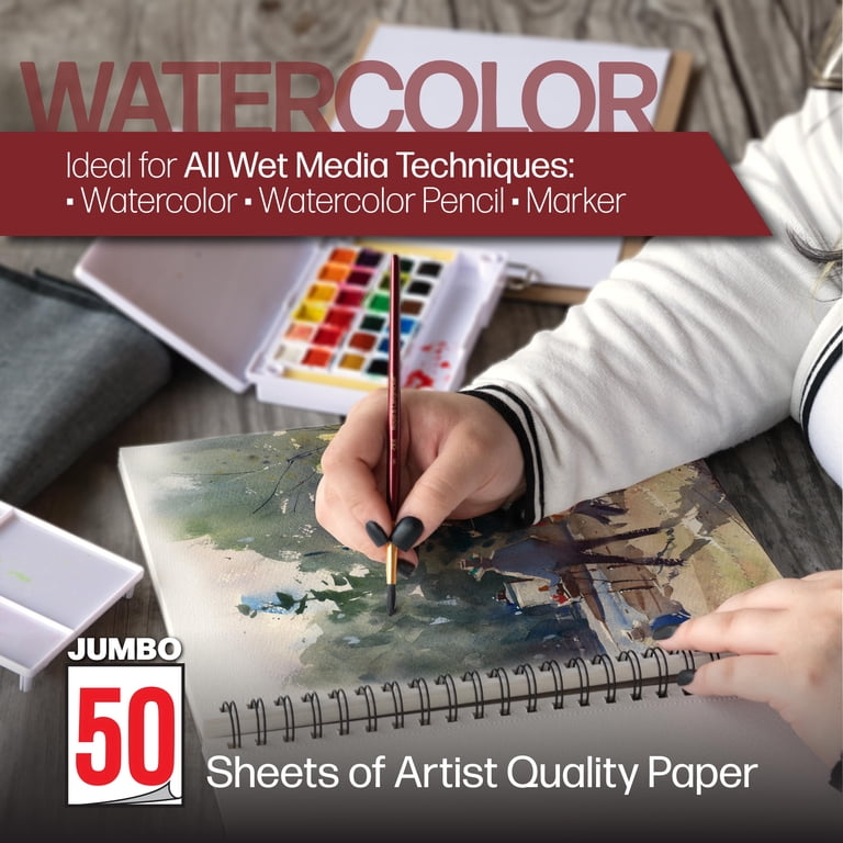Bee Paper Bee Inspired Studio Watercolor Pad, 50 Sheets photo 7