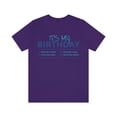 thumbnail image 2 of Its My Birthday Zodiac Horoscope Astrology Cute Funny Birthday Short Sleeve Tee Shirt, 2 of 10