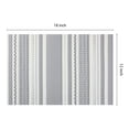 thumbnail image 4 of Unique Bargains 6 Pack Placemat for Dining Table Decor Washable Table Placemats Black, 4 of 7