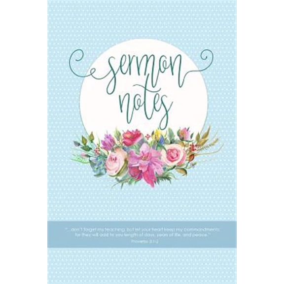 Pre-Owned Sermon Notes: Keep All Your Church Sermon Notes in One Place, with Speaker, Topic, Scripture Passages, Notes and Prayer Requests for