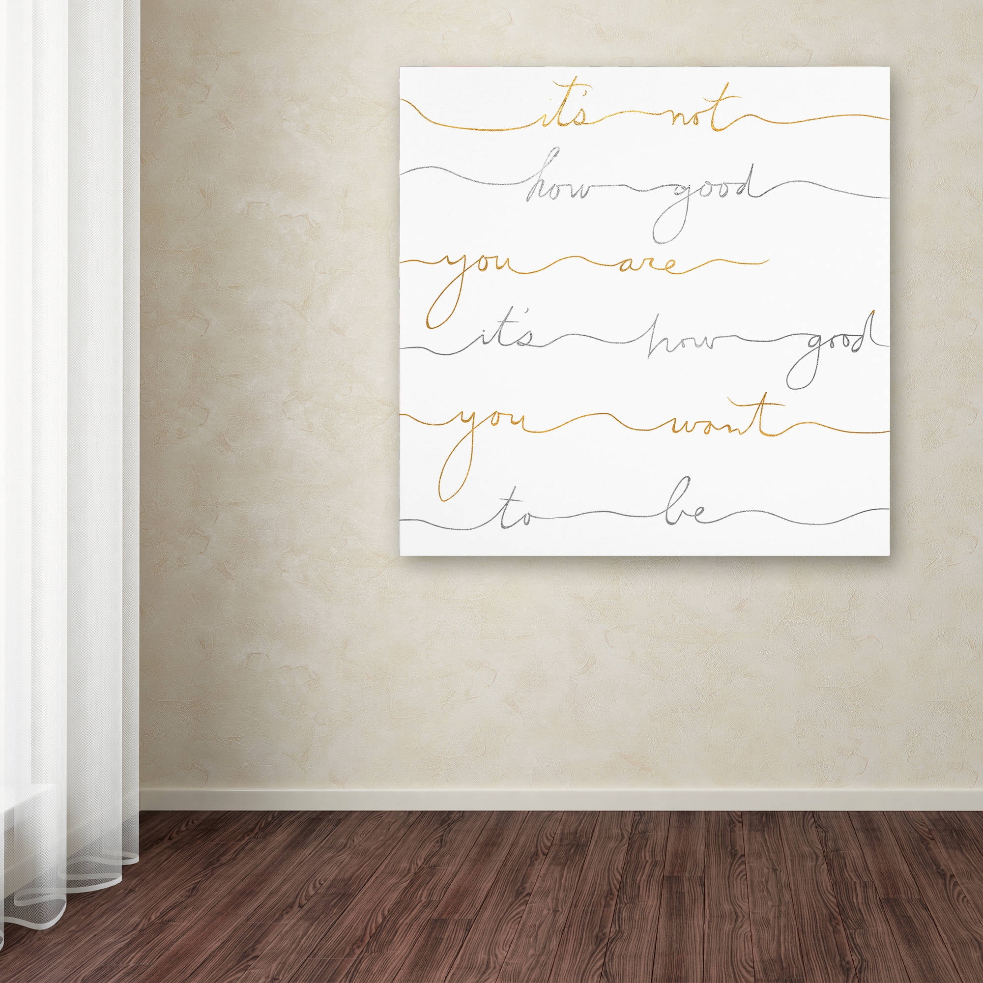 Trademark Fine Art "How Good Silver And Gold" Canvas Art by Lisa Powell Braun