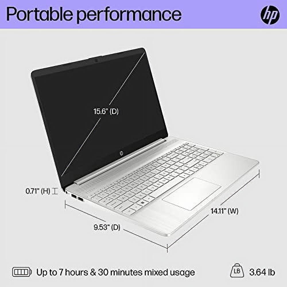HP 15.6 inch Laptop, FHD Display, 12th Gen Intel Core i5, 16 GB RAM, 512 GB  SSD, Intel Iris Xe Graphics, Windows 11 Home, 15-dy5399nr (2023)