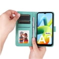 thumbnail image 5 of Funda tipo cartera GANGXUN para Xiaomi Redmi A1 4G , diseño girasol, cuero PU, soporte, cierre magnético, tarjetero, 5 of 5