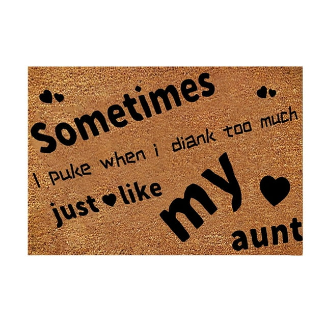 16x24 Inch Doormats Non Slip Indoor Door Mats for Entryway Summer Rugs for Front Door Personalized Welcome Door Matt Outdoor Entrance Home Outdoor Indoor Welcome Mat for Home Entrance